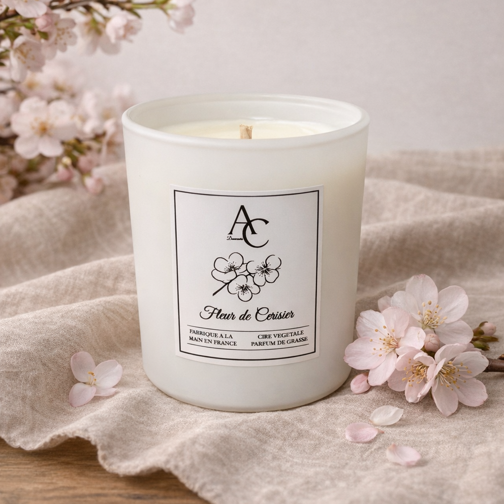 Bougie parfumée - Fleur de Ceriser