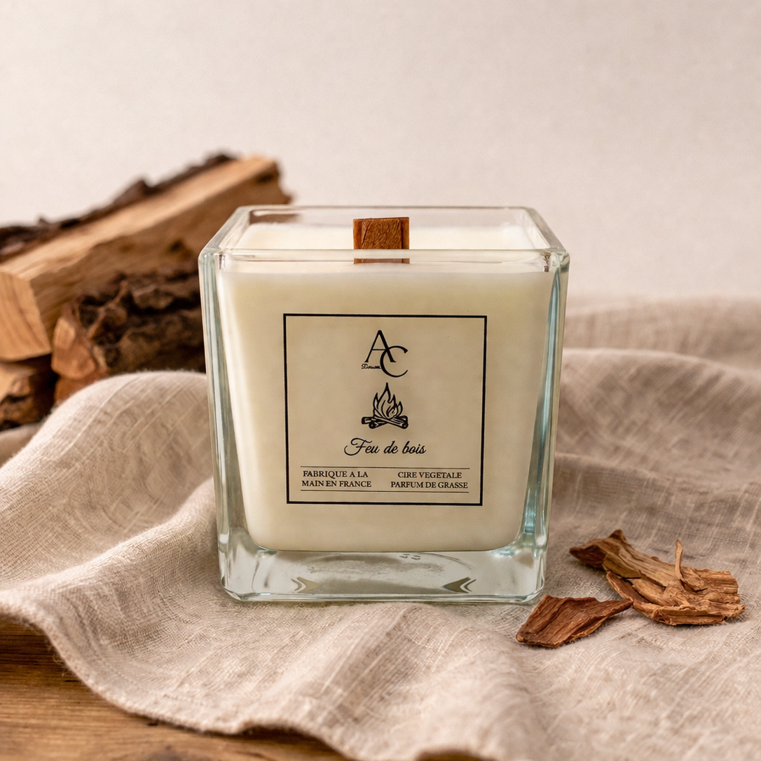 Bougie parfumée – Feu de Bois