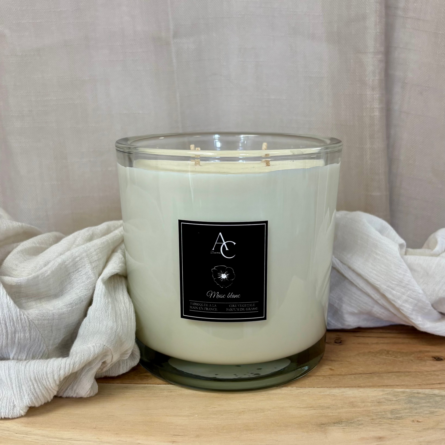 Bougie parfumée - Musc blanc