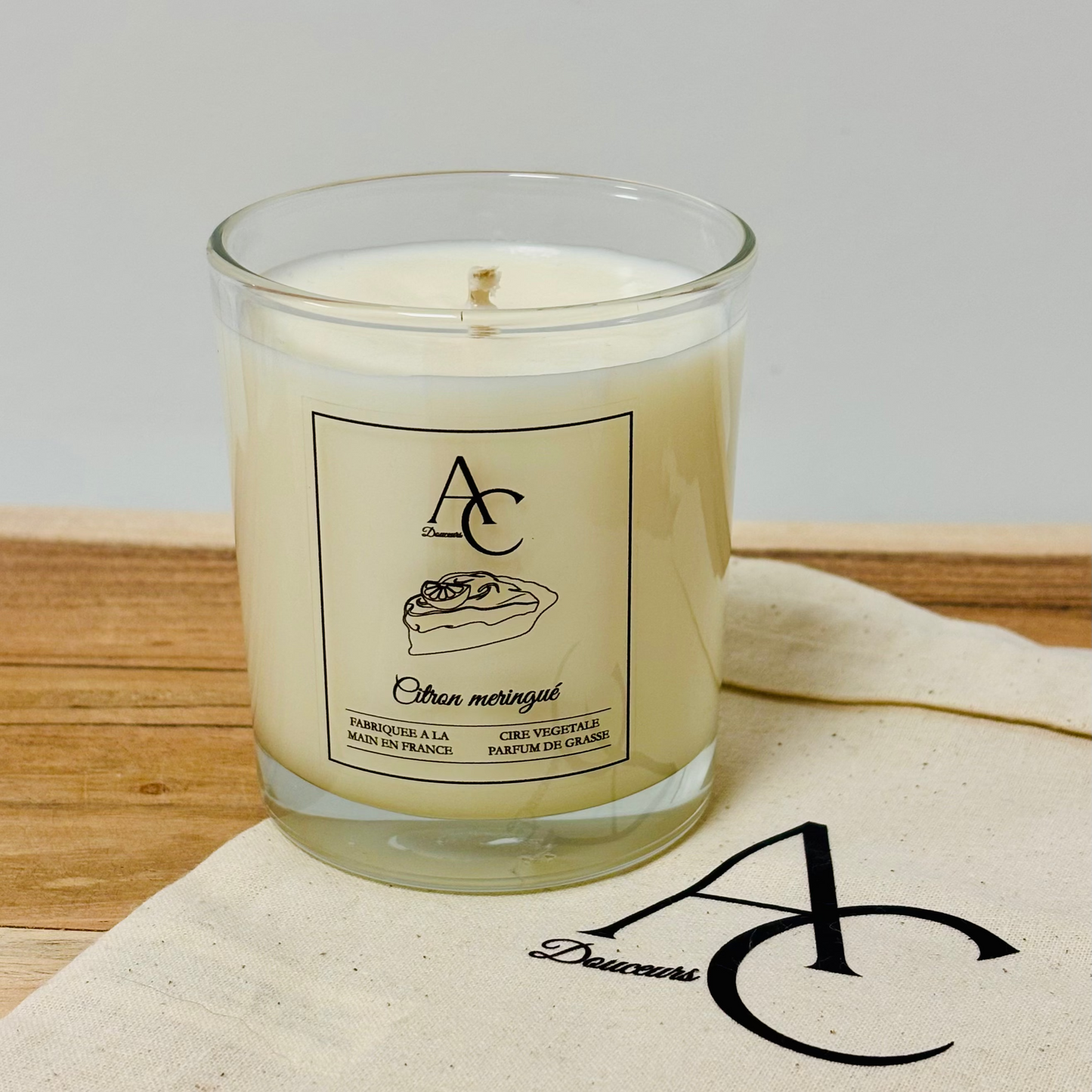 Bougie parfumée - Citron meringué