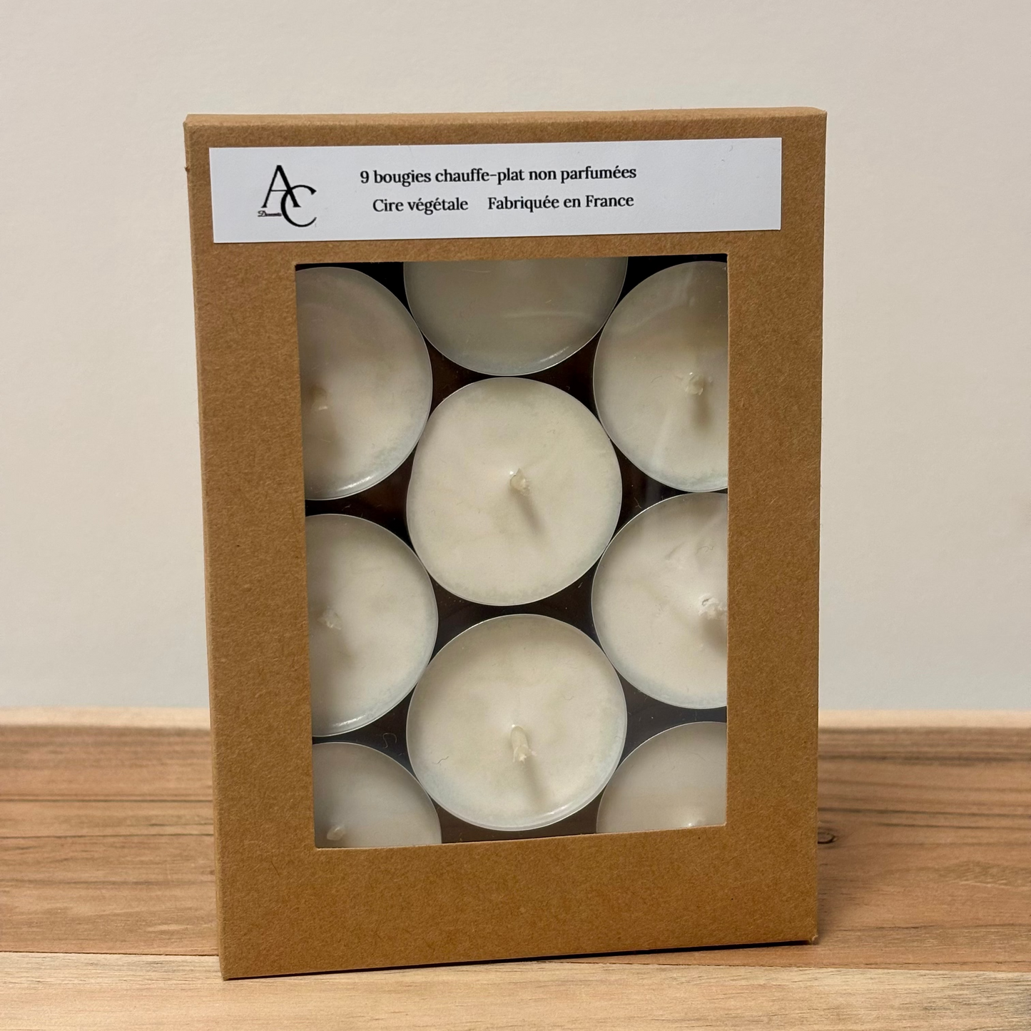 Pack de 9 bougies chauffe-plat