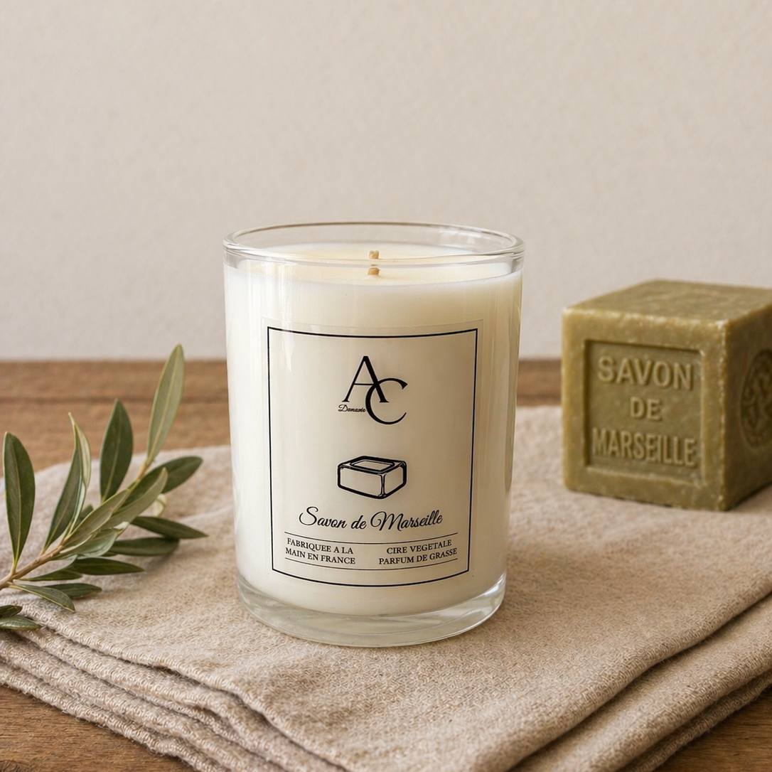Bougie parfumée – Savon de Marseille
