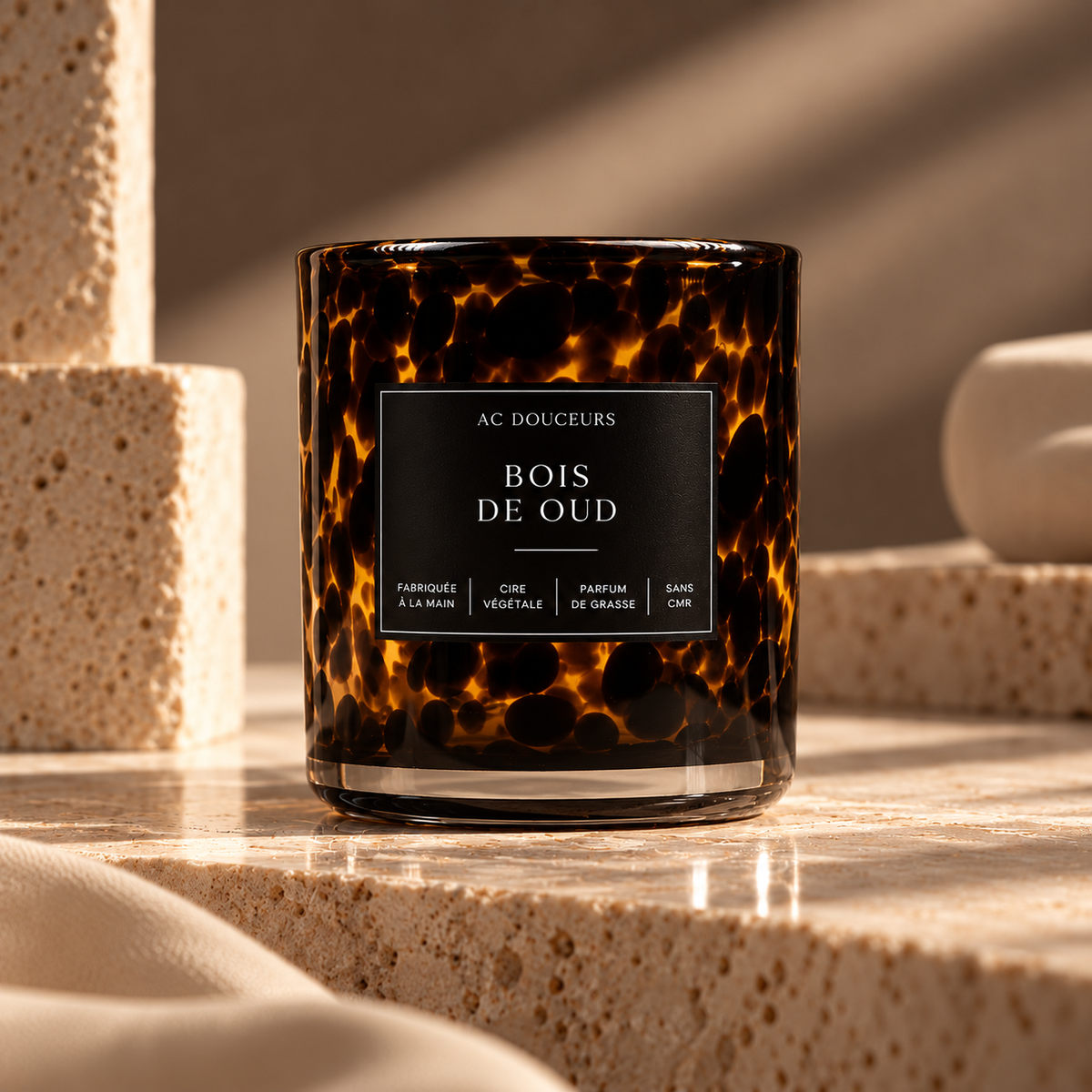 Bougie parfumée – Bois de Oud