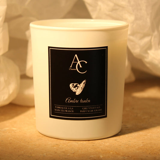Bougie Parfumée - Ambre Tonka - 160g