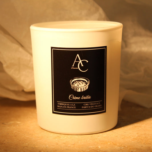 Bougie parfumée - Crème Brûlée - 160g