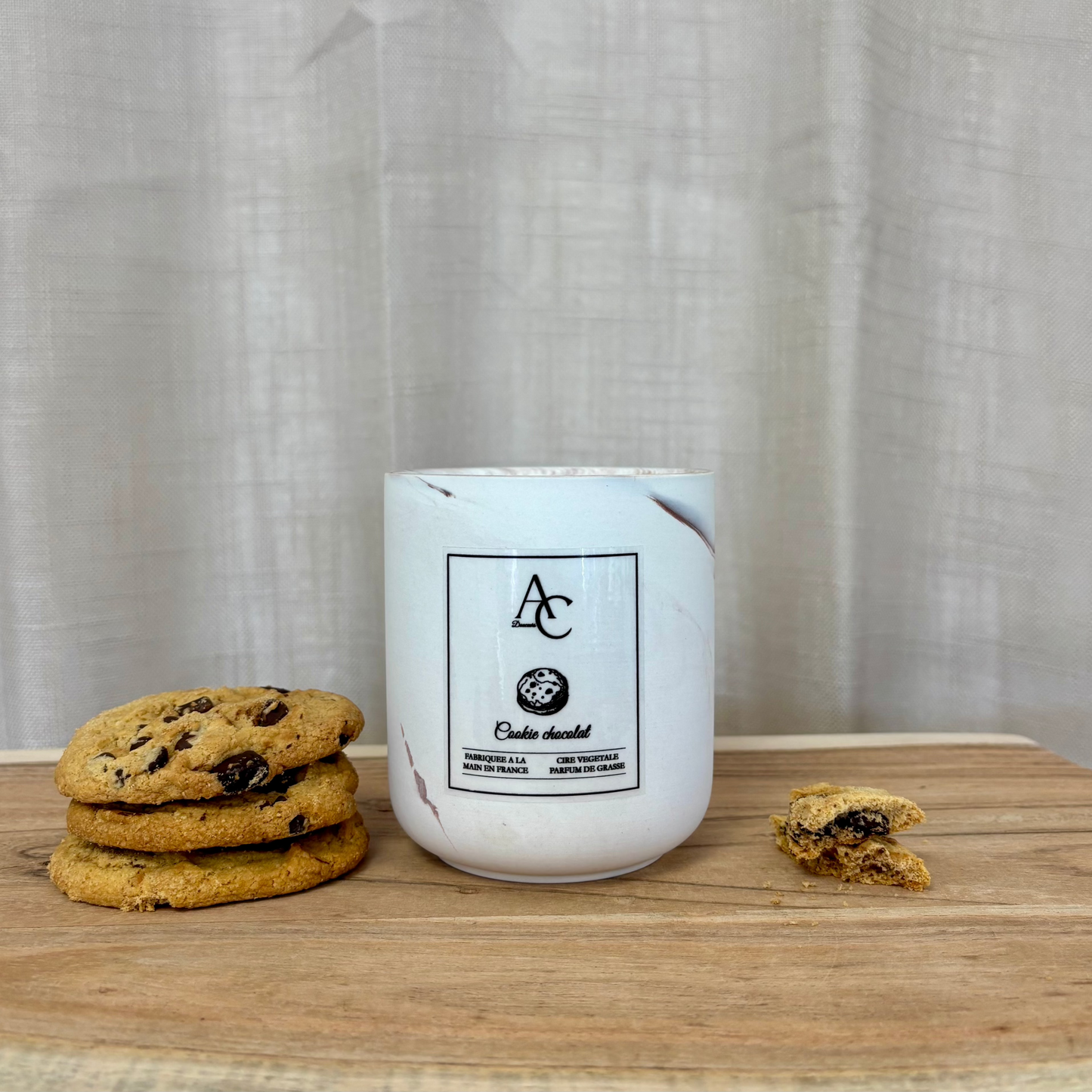 Bougie parfumée - Cookie chocolat
