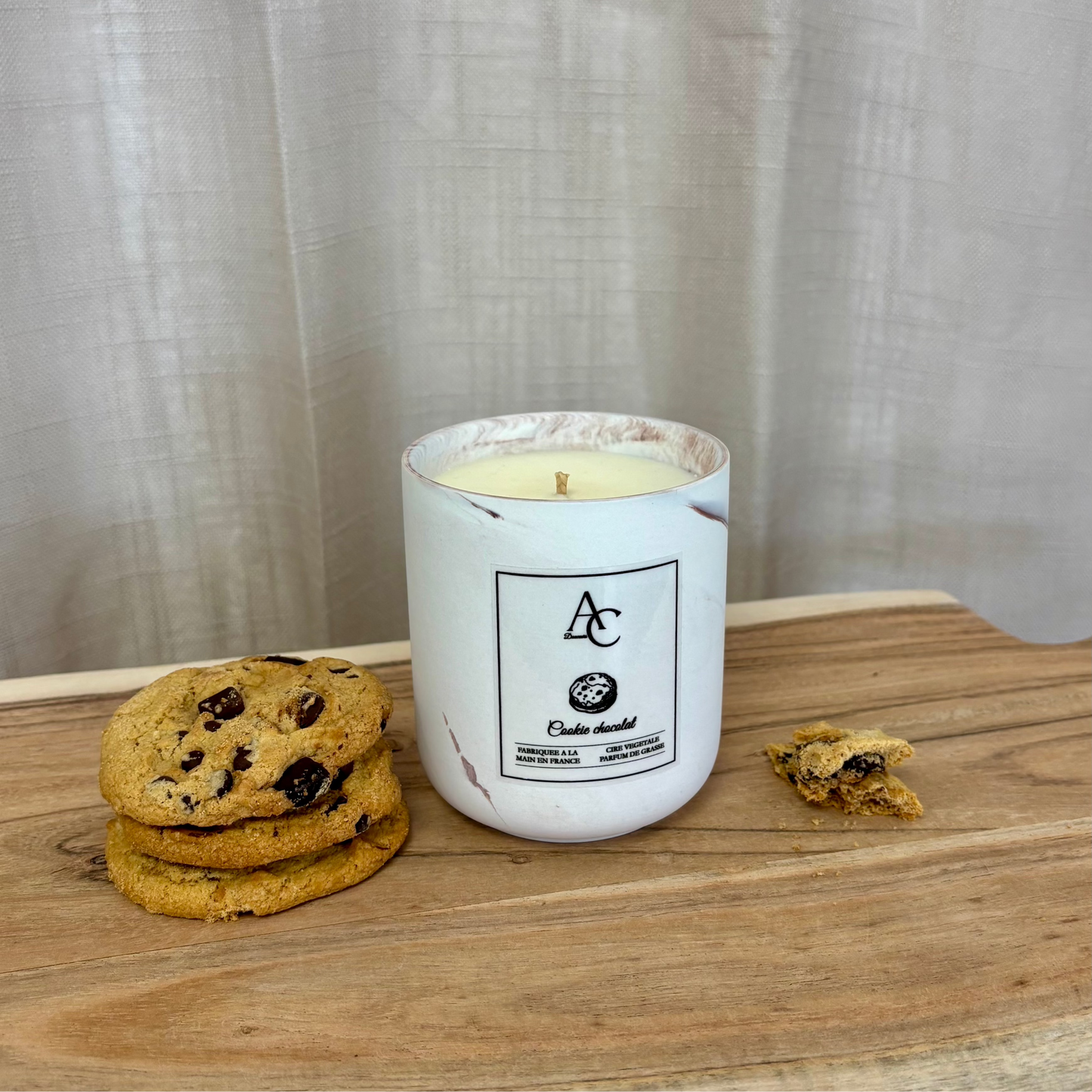 Bougie parfumée - Cookie chocolat