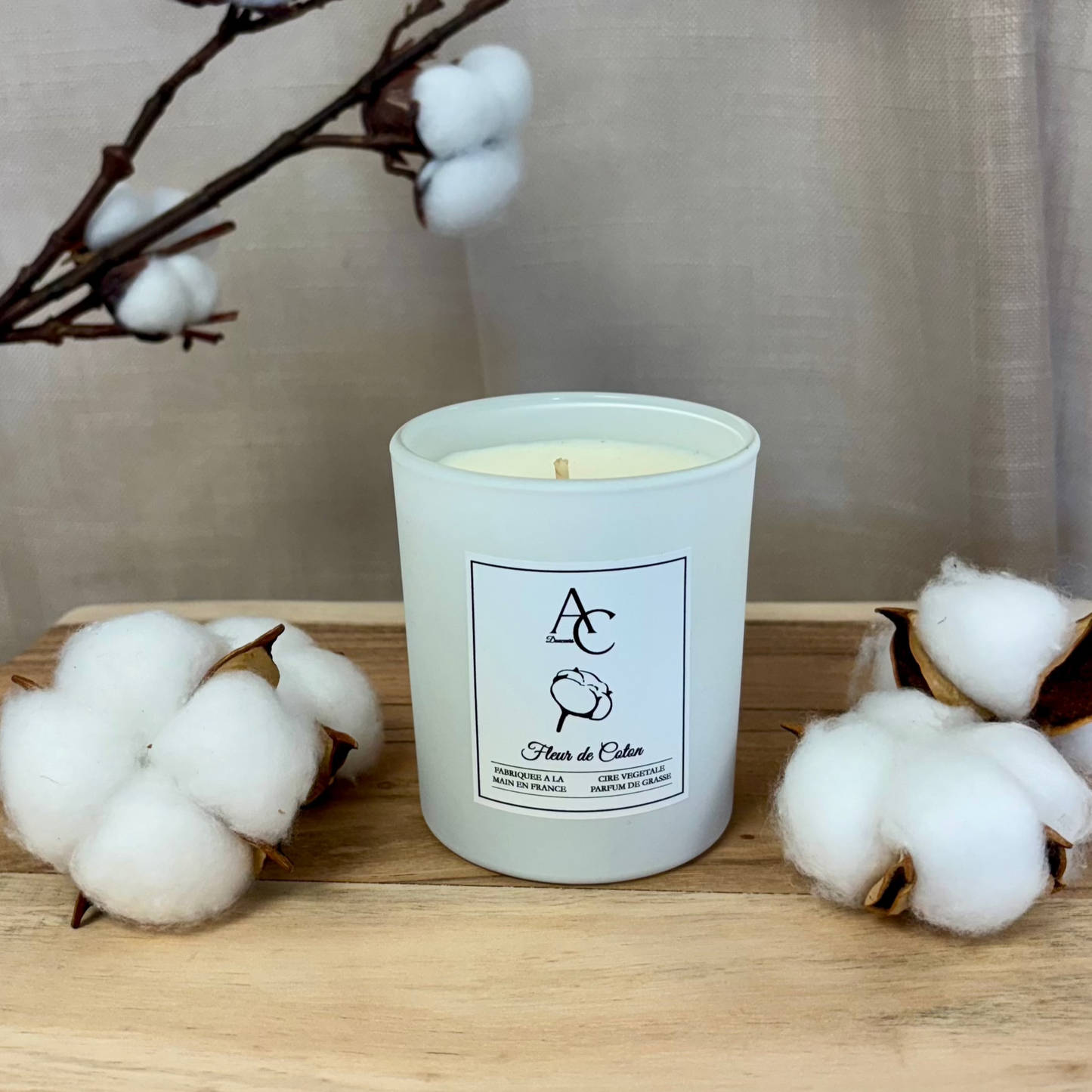 Bougie parfumée - Fleur de coton