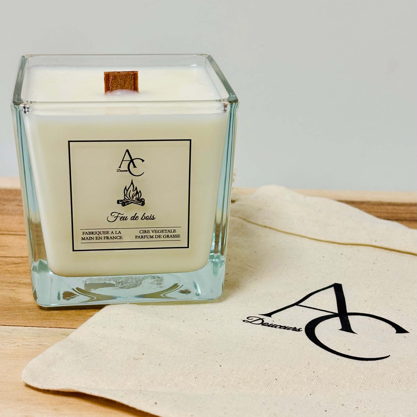 Bougie parfumée – Feu de Bois