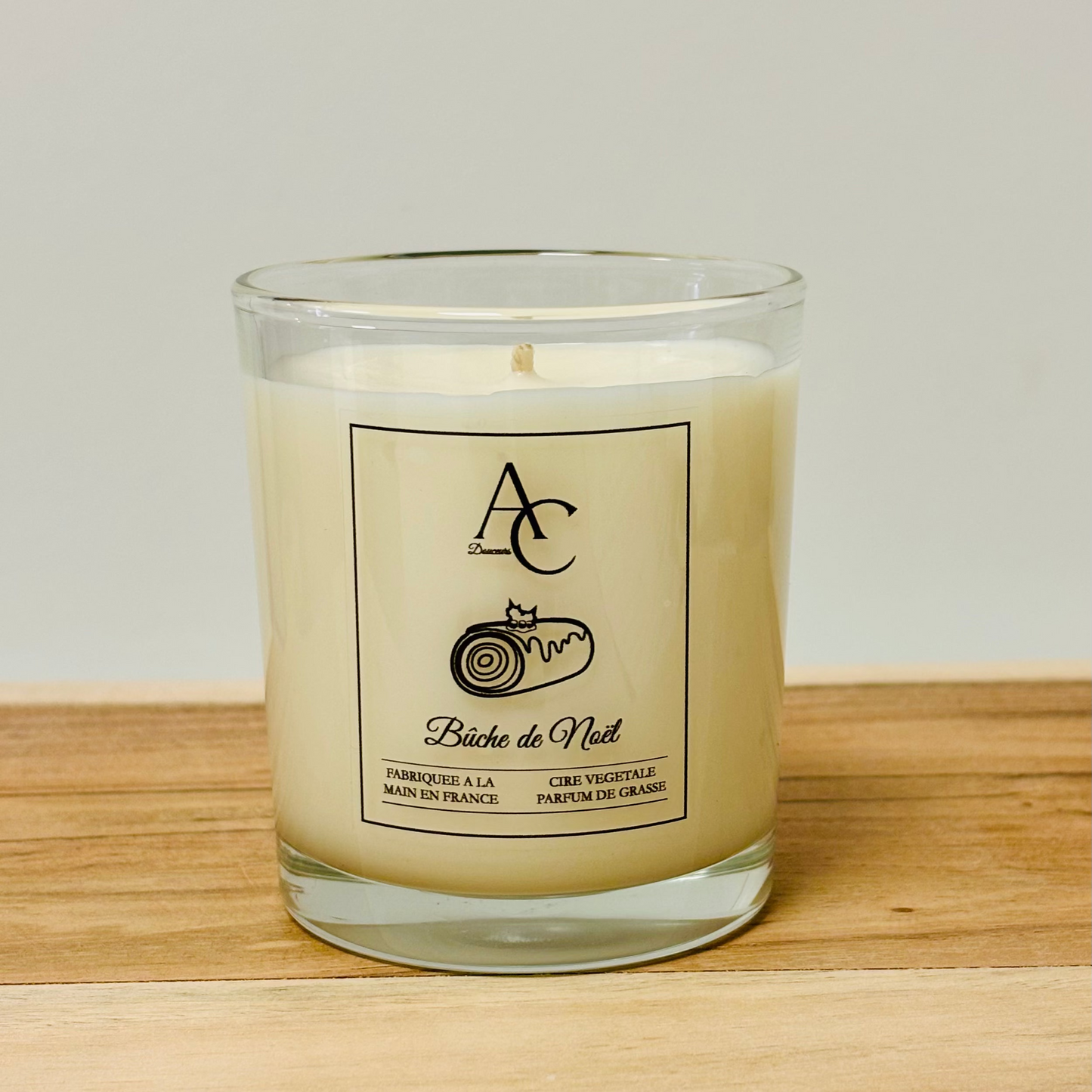 Bougie parfumée – Bûche de Noël