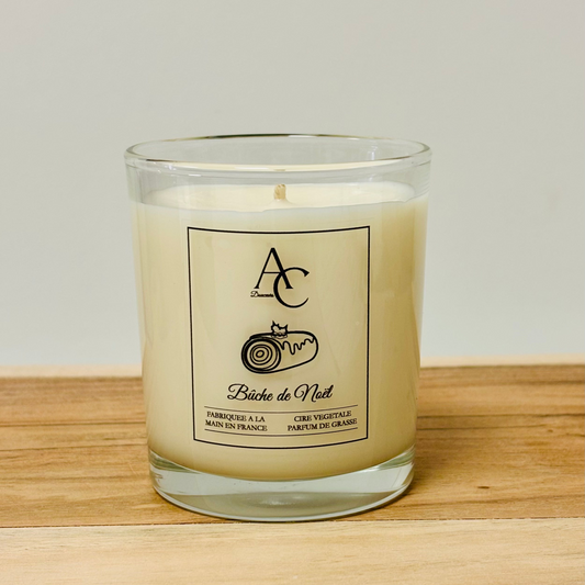 Bougie parfumée – Bûche de Noël