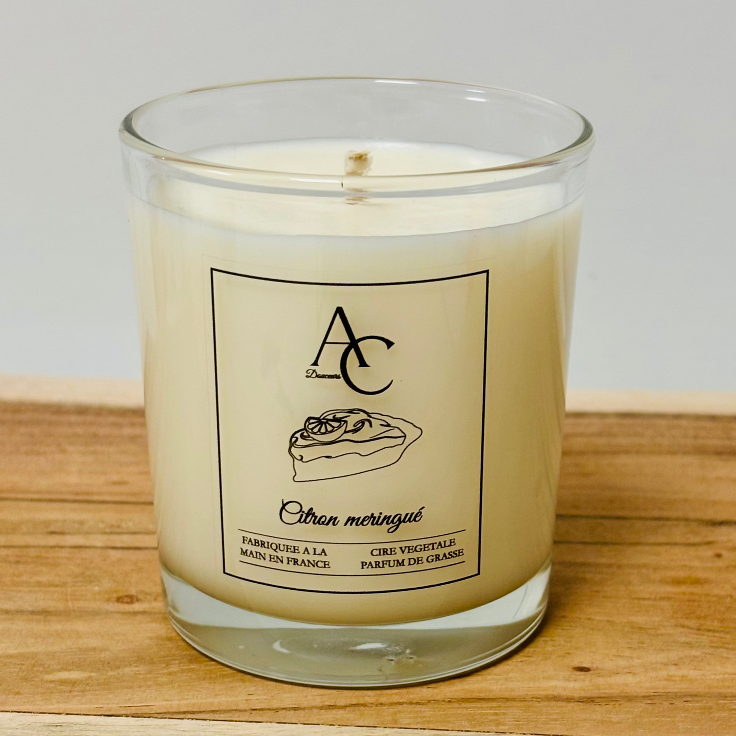 Bougie parfumée - Citron meringué